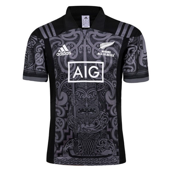 Tailandia Camiseta All Blacks Maori 2017 2018 Negro